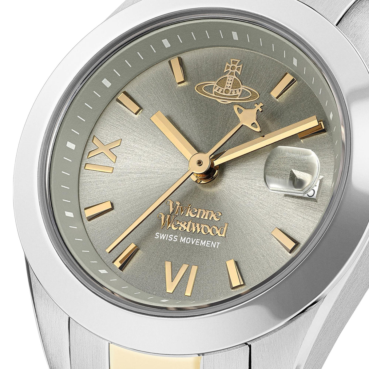 Vivienne Westwood Fenchurch 29mm Grey Dial Steel Ladies Quartz Watch VV292GYSG